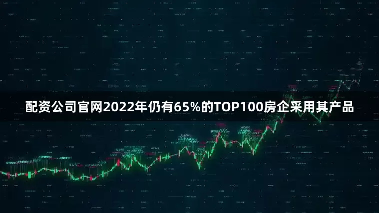配资公司官网2022年仍有65%的TOP100房企采用其产品